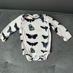 Kate Quinn Organic Bamboo Butterfly Onesie Size NB